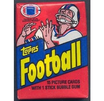 TOPPS 1982 TOPPS FOOTBALL WAX PACK BBCE