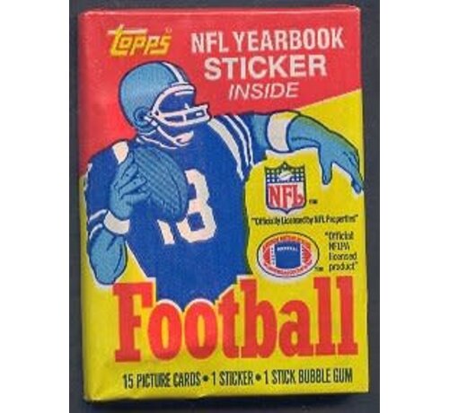 TOPPS 1985 TOPPS FOOTBALL WAX PACK BBCE