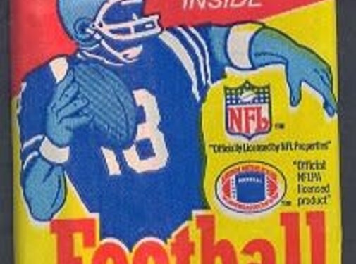 TOPPS 1985 TOPPS FOOTBALL WAX PACK BBCE