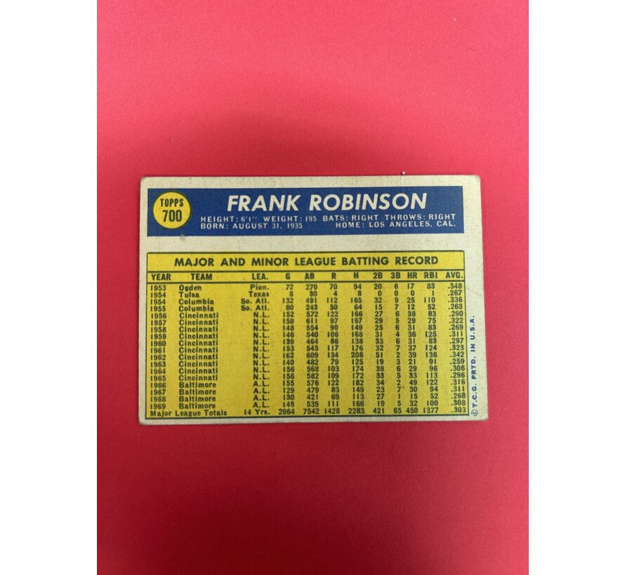 1970 TOPPS FRANK ROBINSON