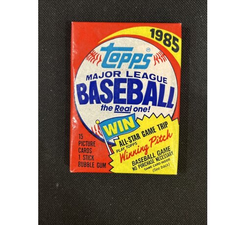 TOPPS 1985 TOPPS BASEBALL WAX PACK