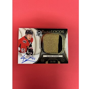 UPPER DECK 2018-19 UPPER DECK THE CUP MARK STONE LIMITED LOGOS AUTO PATCH /50