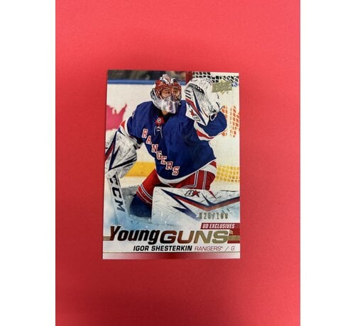 UPPER DECK 2019-20 UPPER DECK UPDATE SERIES IGOR SHESTERKIN YOUNG GUNS EXCLUSIVES /100