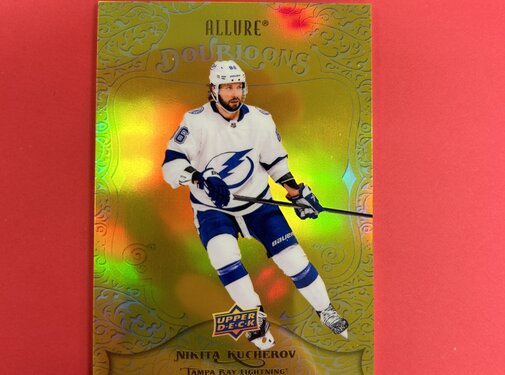 UPPER DECK 2022-23 UPPER DECK ALLURE NIKITA KUCHEROV DOUBLOONS SSP