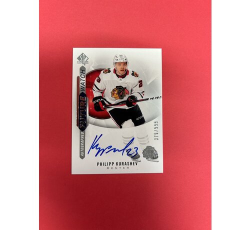 UPPER DECK 2020-21 SP AUTHENTIC PHILIPP KURASHEV FUTURE WATCH AUTOGRAPH /999