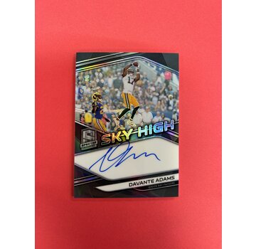 PANINI 2019 PANINI SPECTRA DAVANTE ADAMS SKY HIGH AUTOGRAPHS /50