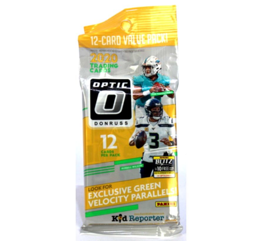 2020 PANINI DONRUSS OPTIC FOOTBALL FAT PACK
