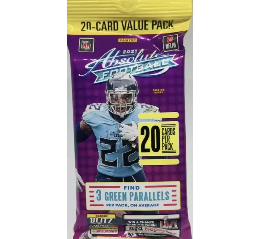 2021 PANINI ABSOLUTE FOOTBALL FAT PACK