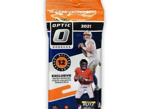 PANINI 2021 PANINI DONRUSS OPTICS  FOOTBALL FAT PACK