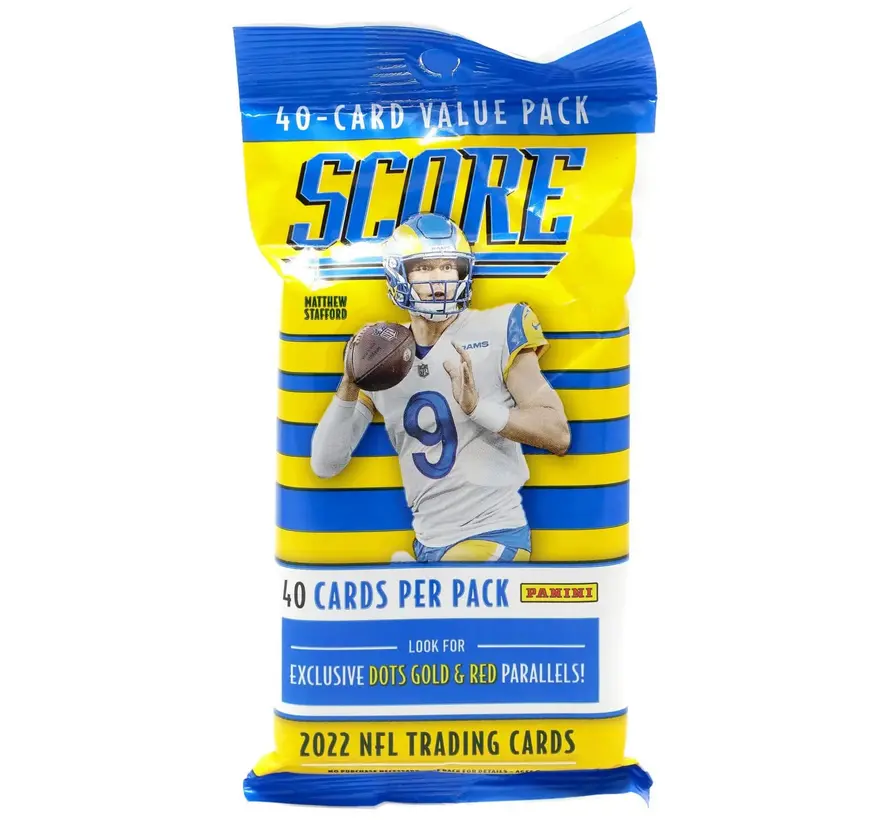2022 PANINI SCORE FOOTBALL FAT PACK