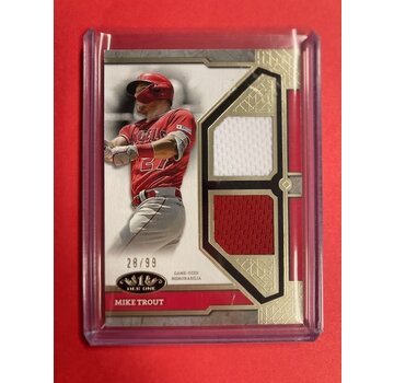 2024 TIER ONE DUAL JERSEY MIKE TROUT 28/99 #TIR-MT