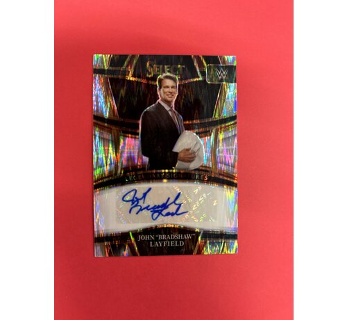 PANINI 2023 PANINI SELECT WWE JOHN "BRADSHAW" LAYFIELD AUTOGRAPH SHIMMER