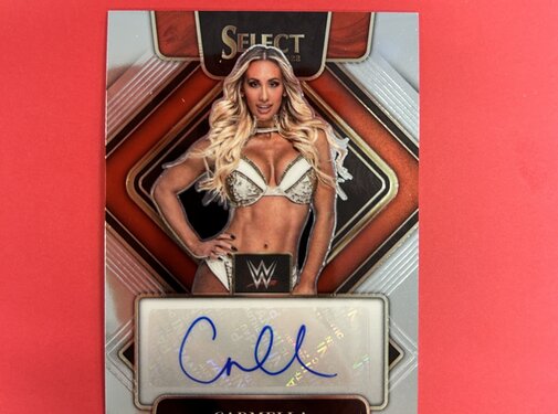 PANINI 2022 PANINI SELECT WWE CARMELLA AUTOGRAPHS