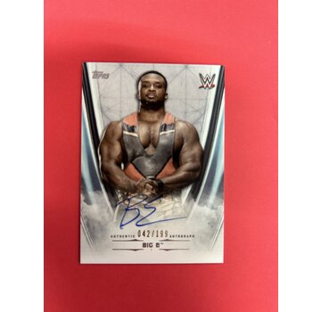 TOPPS 2020 TOPPS WWE SMACKDOWN BIG E AUTOGRAPH /199