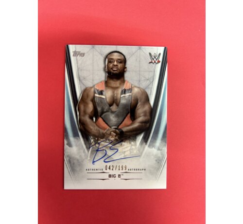 TOPPS 2020 TOPPS WWE SMACKDOWN BIG E AUTOGRAPH /199