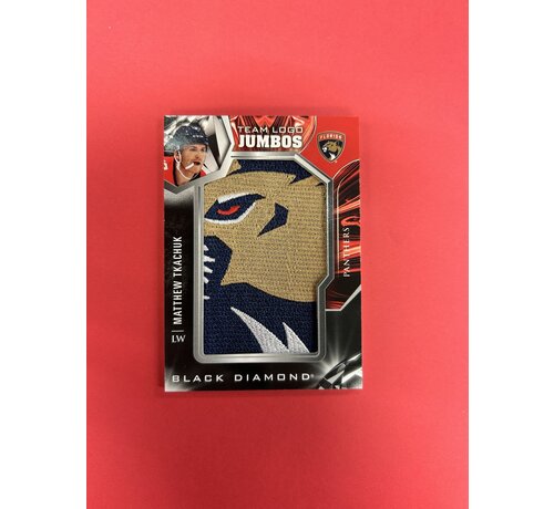 UPPER DECK 2022-23 UPPER DECK BLACK DIAMOND MATTHEW TKACHUK TEAM LOGO JUMBOS