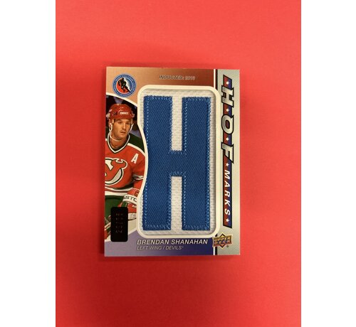 UPPER DECK 2023-24 UPPER DECK SP GAME USED H.O.F. MARKS BRENDAN SHANAHAN /35