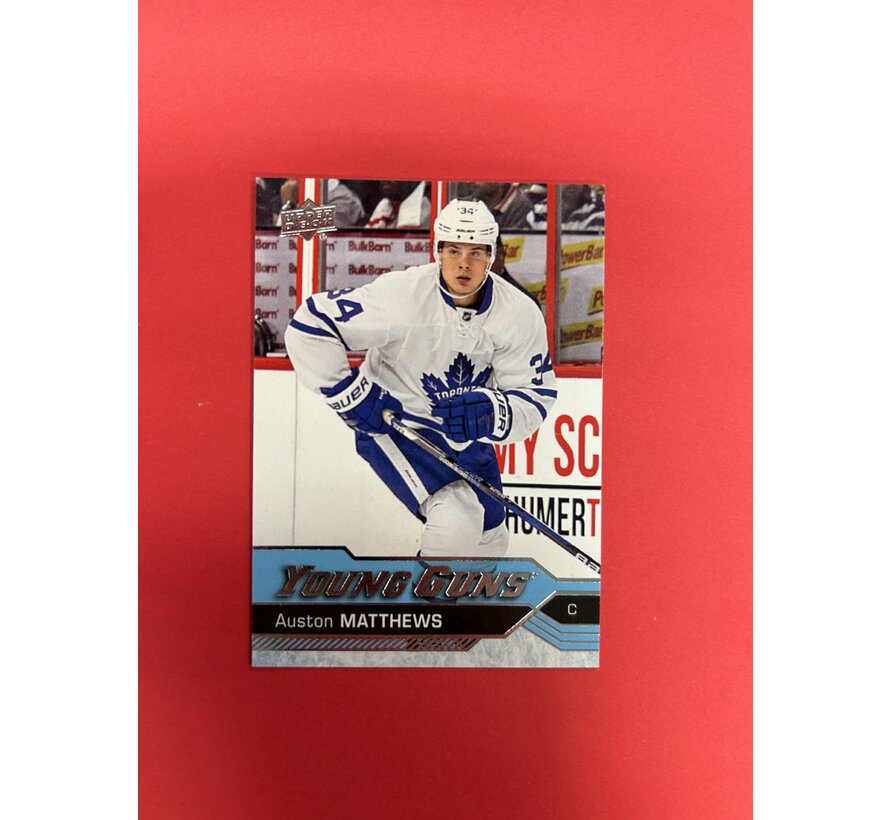 2016-17 UPPER DECK SERIES 1 AUSTON MATTHEWS YOUNG GUNS