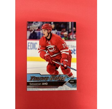 UPPER DECK 2016-17 UPPER DECK SERIES 1 SEBASTIAN AHO YOUNG GUNS