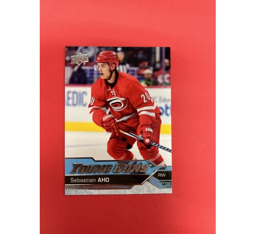 UPPER DECK 2016-17 UPPER DECK SERIES 1 SEBASTIAN AHO YOUNG GUNS