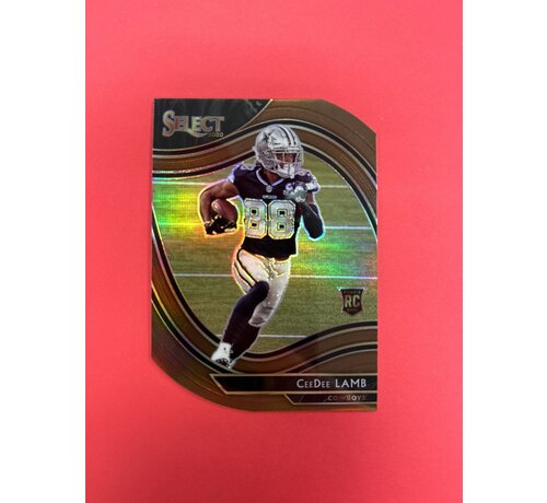 PANINI 2020 CEEDEE LAMB DIE CUT PREMIER LEVEL BRONZE /355 ROOKIE