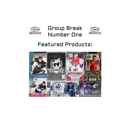 UPPER DECK CANCENTRAL GROUP BREAK NUMBER ONE (DATE TBD)