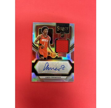 PANINI 2023-24 PANINI SELECT AMEN THOMPSON ROOKIE PATCH AUTO /199