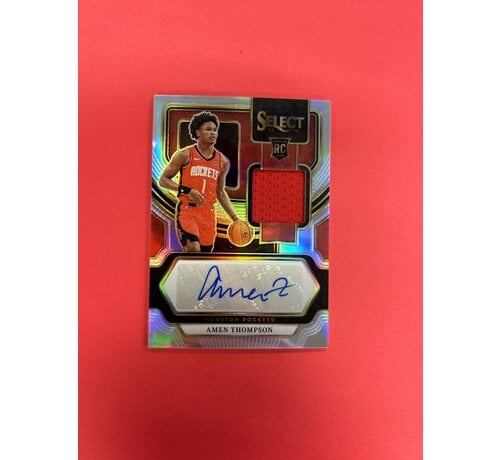 PANINI 2023-24 PANINI SELECT AMEN THOMPSON ROOKIE PATCH AUTO /199