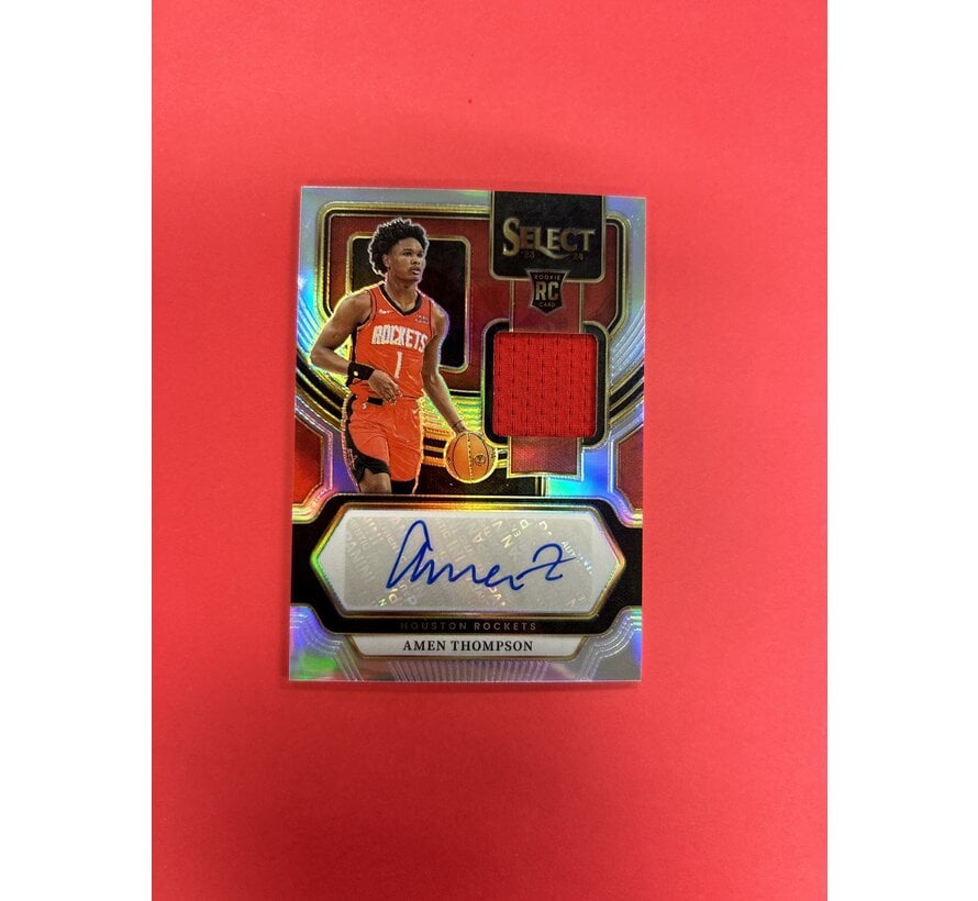 2023-24 PANINI SELECT AMEN THOMPSON ROOKIE PATCH AUTO /199