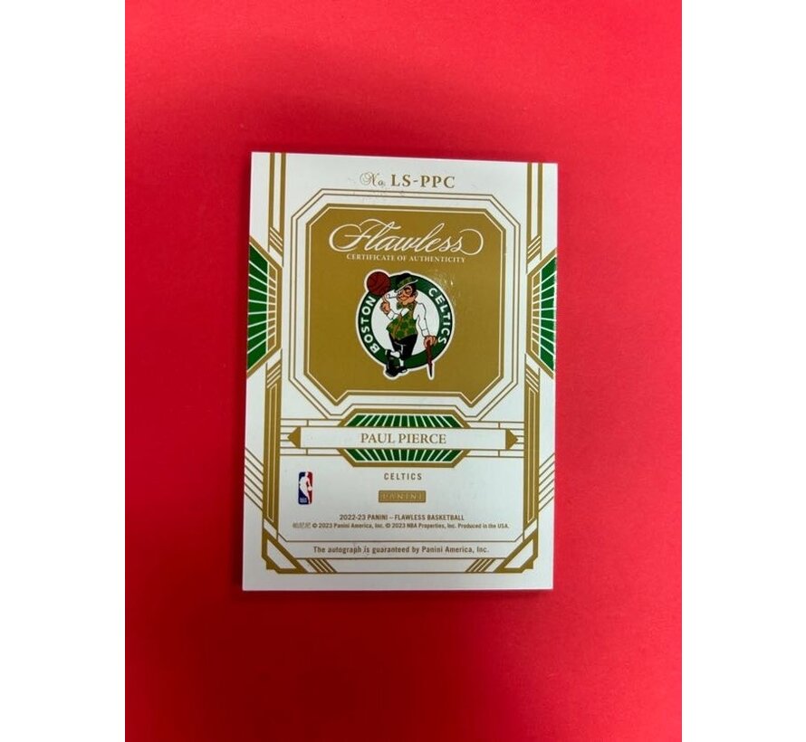 2022-23 PANINI FLAWLESS PAUL PIERCE LEGENDARY SCRIPTS /15