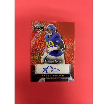 LEAF 2024 LEAF METAL AARON DONALD SIGNATURE SERIES RUBY 1/1