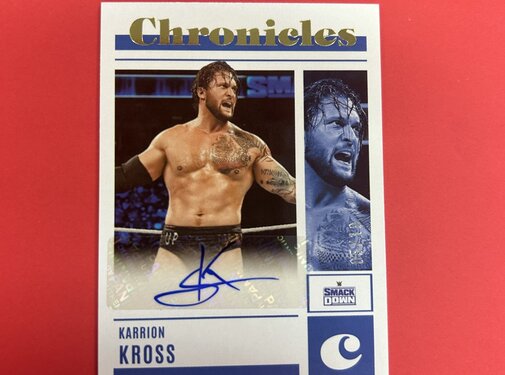 PANINI 2023 PANINI CHRONICLES KARRION KROSS GOLD AUTO /10