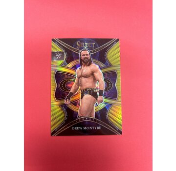 PANINI 2022 PANINI SELECT WWE DREW MCINTYRE GOLD SHIMMER /10