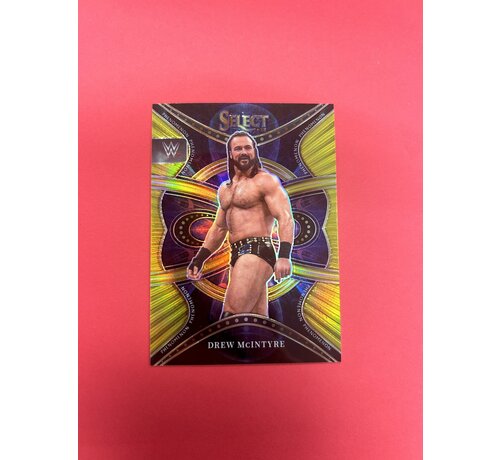 PANINI 2022 PANINI SELECT WWE DREW MCINTYRE GOLD SHIMMER /10