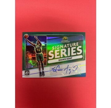 PANINI 2020-21 PANINI DONRUSS OPTIC SHAWN KEMP SIGNATURE SERIES GREEN PRIZM