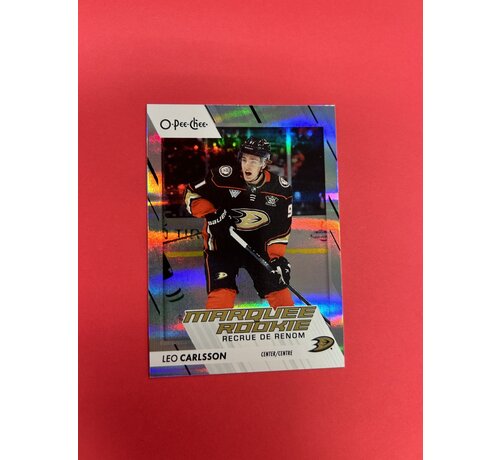 O-PEE-CHEE 2023-24 O-PEE-CHEE LEO CARLSSON MARQUEE ROOKIES SILVER FOIL /350