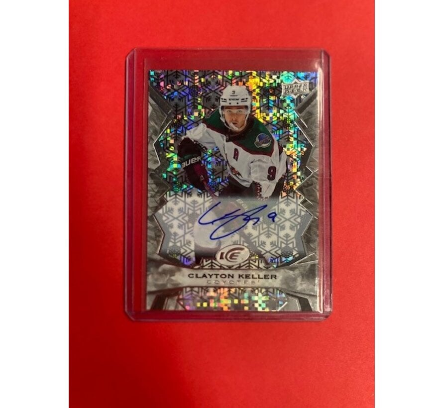 2022-23 ICE AUTO CLAYTON KELLER  SNOWFLAKE #9