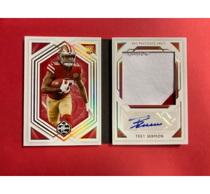 2021 PANINI LIMITED ROOKIE BOOKLET TREY SERMON 46/49 #LRB-TS