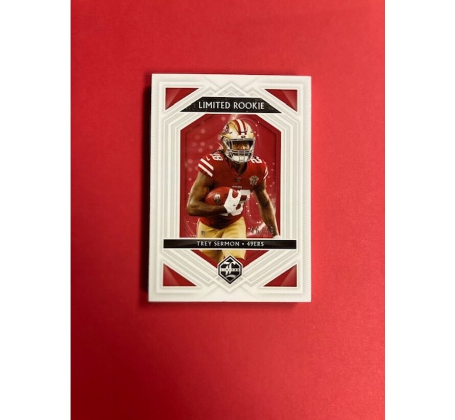 2021 PANINI LIMITED ROOKIE BOOKLET TREY SERMON 46/49 #LRB-TS