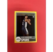 PANINI 2023-24 PANINI NBA HOOPS VICTOR WEMBANYAMA YELLOW BORDER TRIBUTE ROOKIE