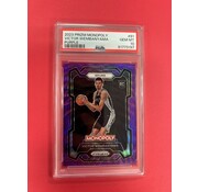 PANINI 2023-24 PANINI PRIZM MONOPOLY VICTOR WEMBANYAMA PURPLE PRIZM PSA GRADED 10