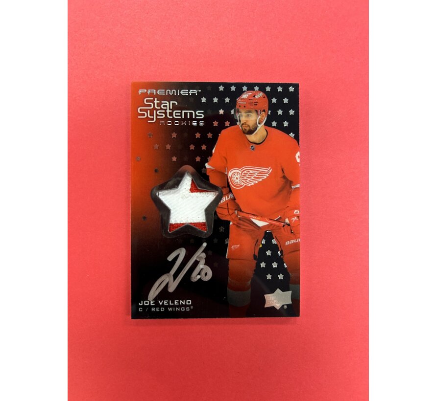 2021-22 UPPER DECK PREMIER JOE VELENO STAR SYSTEM PATCH AUTO /149