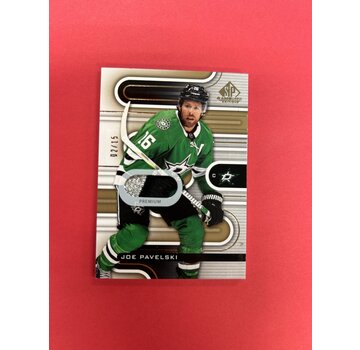 UPPER DECK 2022-23 UPPER DECK SP GAME USED JOE PAVELSKI GOLD PREMIUM PATCH /15