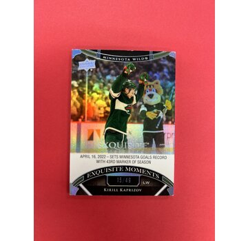 UPPER DECK 2022-23 UPPER DECK EXQUISITE COLECTION KIRILL KAPRISOV SILVER /49