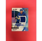 UPPER DECK 2023-24 UPPER DECK ALLURE MATT SAVOIE BLUE LINE AUTO JERSEY /75
