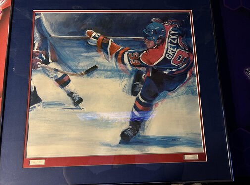 WAYNE GRETZKY AUTHENTIC WAYNE GRETZKY LITHOGRAPH BY THOMAS NEEDHAM /980
