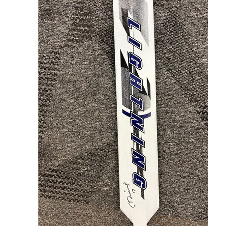 TAMPA BAY LIGHTNING SIGNED GOALIE STICK