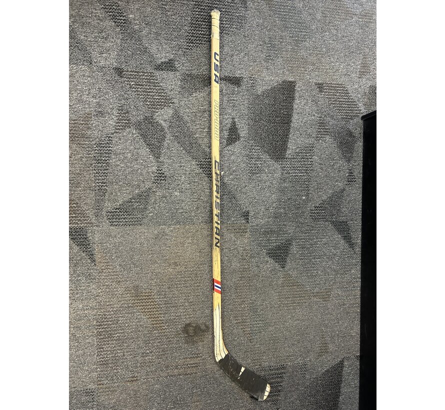 LAURIE BOSCHMAN GAME USED WINNIPEG JETS STICK