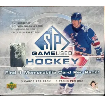 UPPER DECK 2005-06 UPPER DECK SP GAME USED HOCKEY HOBBY BOX