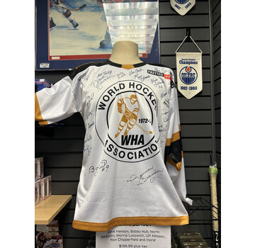 AUTOGRAPHED WHA ALUMNI JERSEY
